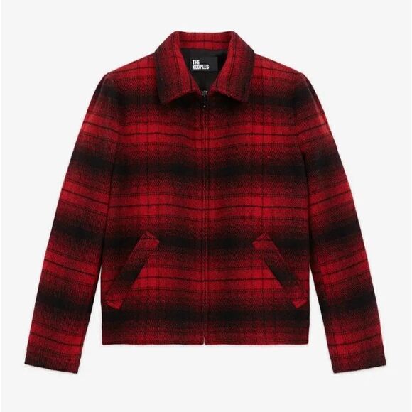 THE KOOPLES
Zipped check-print wool-blend jacket - Picture 1 of 7
